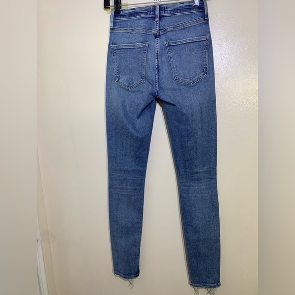 Agolde Sophie Distressed Skinny High Rise Jeans size 24 - Picture 7 of 11